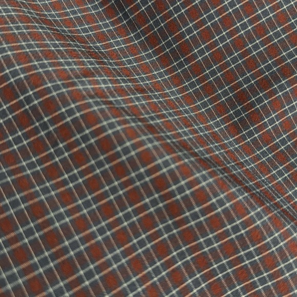 Mizzen+Main Gingham Leeward Collection Trim Fit Mens Long Sleeve Shirt Large - Picture 6 of 8